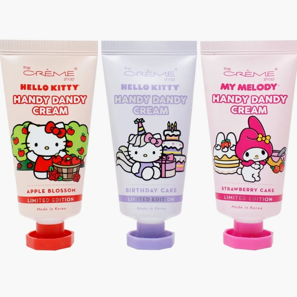 The Crème Shop x Hello Kitty and Friends Handy Dandy Cream Set NWT